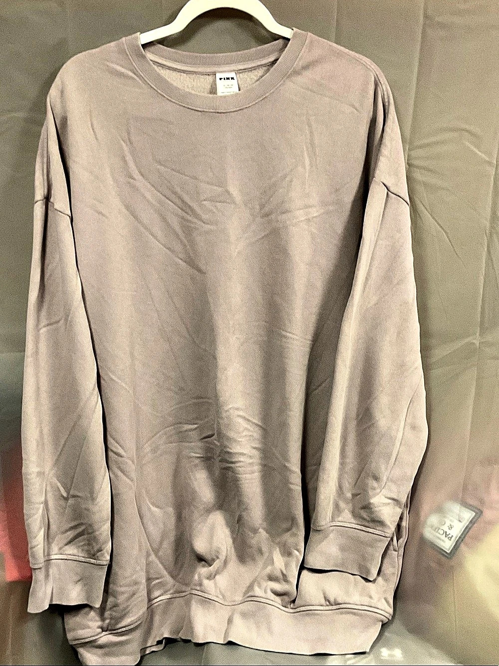 PINK Crewneck Graphic Sweatshirt in XL NWT